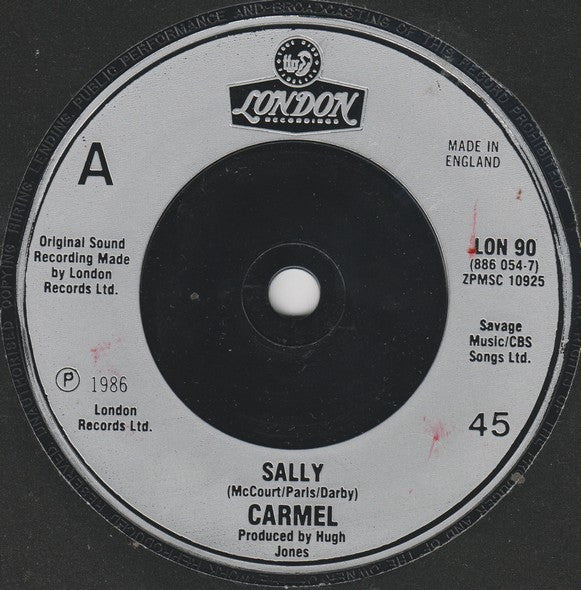 Carmel (2) : Sally (7", Single)