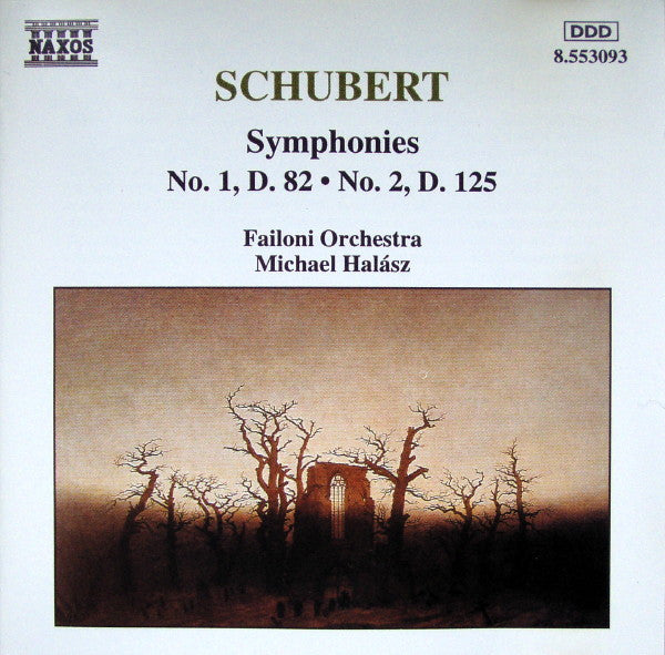Schubert* - Failoni Orchestra*, Michael Halász : Symphonies Nos. 1 And 2 (CD, Album)