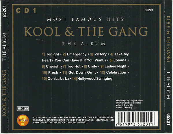 Kool & The Gang : Most Famous Hits: The Album (2xCD, Comp)