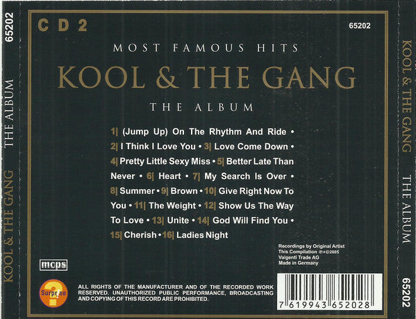 Kool & The Gang : Most Famous Hits: The Album (2xCD, Comp)