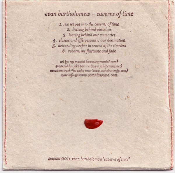 Evan Bartholomew : Caverns Of Time (CD, Album, Ltd, Num)