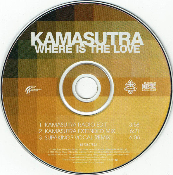 Kamasutra : Where Is The Love (CD, Maxi)