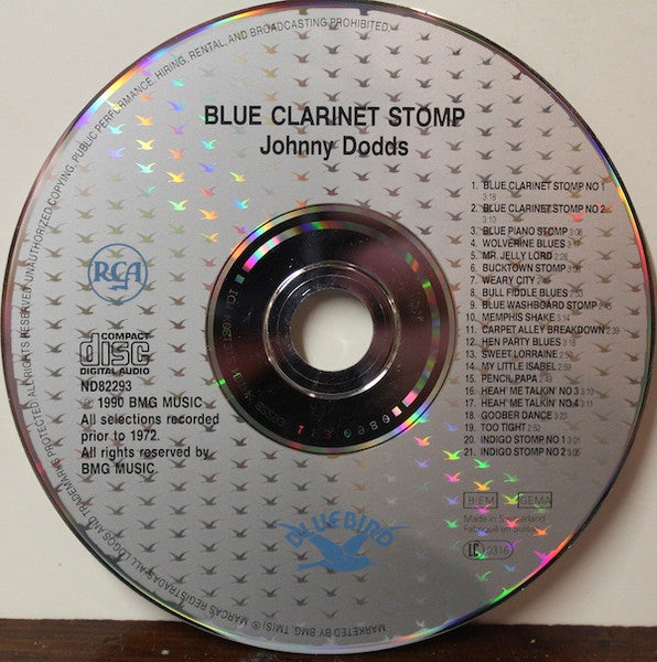 Johnny Dodds : Blue Clarinet Stomp (CD, Comp)
