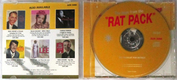 Frank Sinatra, Dean Martin : The Boys From The "Rat Pack" (CD, Comp)