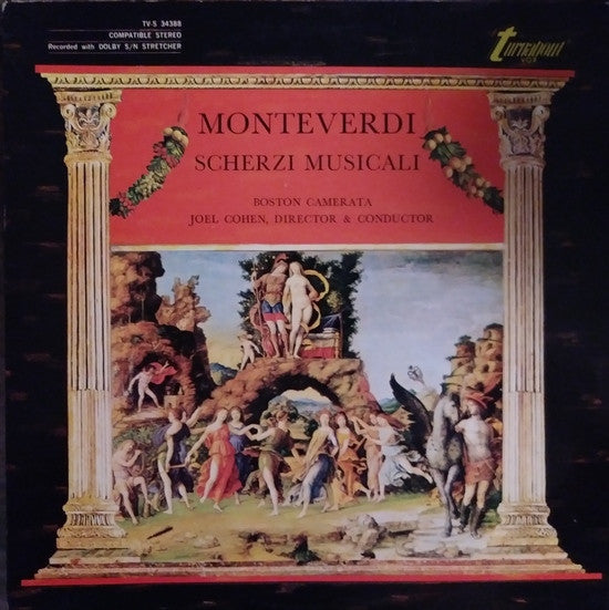 Monteverdi*, Boston Camerata, Joel Cohen (3) : Scherzi Musicali (LP)