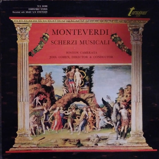 Monteverdi*, Boston Camerata, Joel Cohen (3) : Scherzi Musicali (LP)