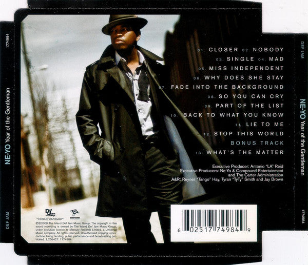 Ne-Yo : Year Of The Gentleman (CD, Album, Sup)