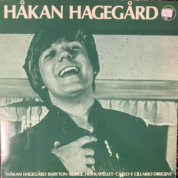 Håkan Hagegård, Kungliga Hovkapellet, Carlo Felice Cillario : Håkan Hagegård, Baryton (LP, Album)
