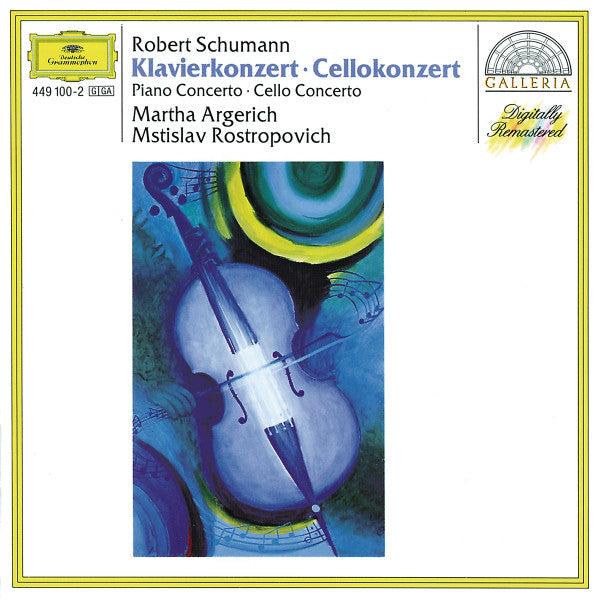 Robert Schumann - Martha Argerich, Mstislav Rostropovich : Klavierkonzert - Cellokonzert (CD, Comp, RE, RM)