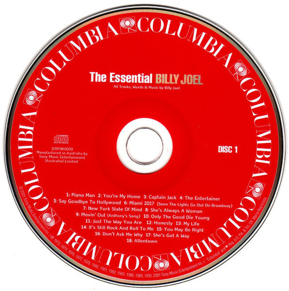 Billy Joel : The Essential Billy Joel (2xCD, Comp, RM)
