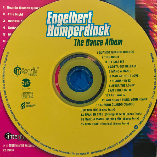 Engelbert Humperdinck : The Dance Album (CD, Album)