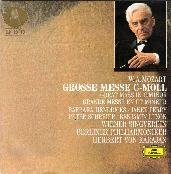 W. A. Mozart* - Herbert von Karajan : Grosse Messe C-Moll (CD, Album, RE)