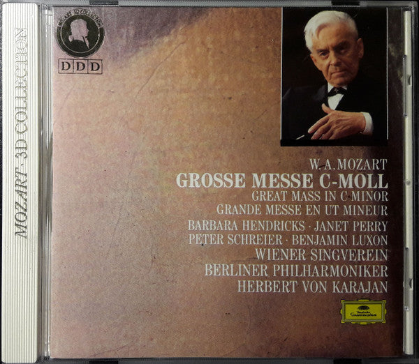 W. A. Mozart* - Herbert von Karajan : Grosse Messe C-Moll (CD, Album, RE)
