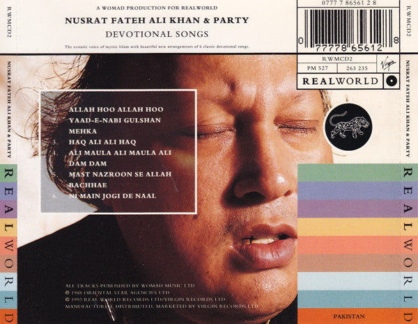Nusrat Fateh Ali Khan & Party : Devotional Songs (CD, Album)
