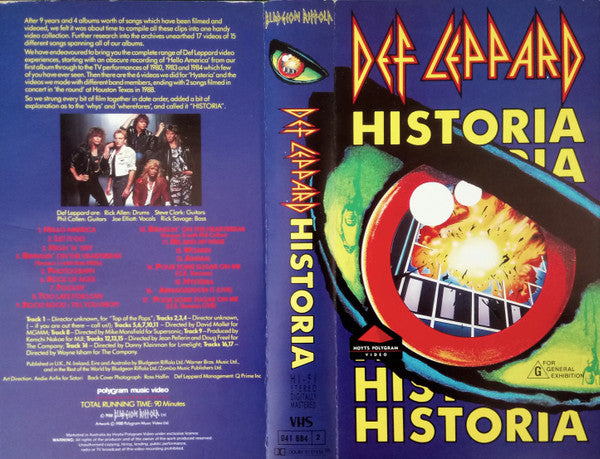 Def Leppard : Historia (VHS, PAL)