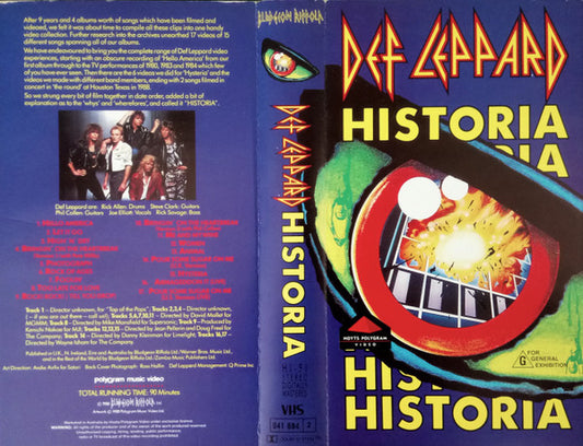 Def Leppard : Historia (VHS, PAL)