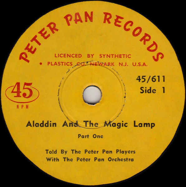 The Peter Pan Players* With The Peter Pan Orchestra : Aladdin And The Magic Lamp (7")