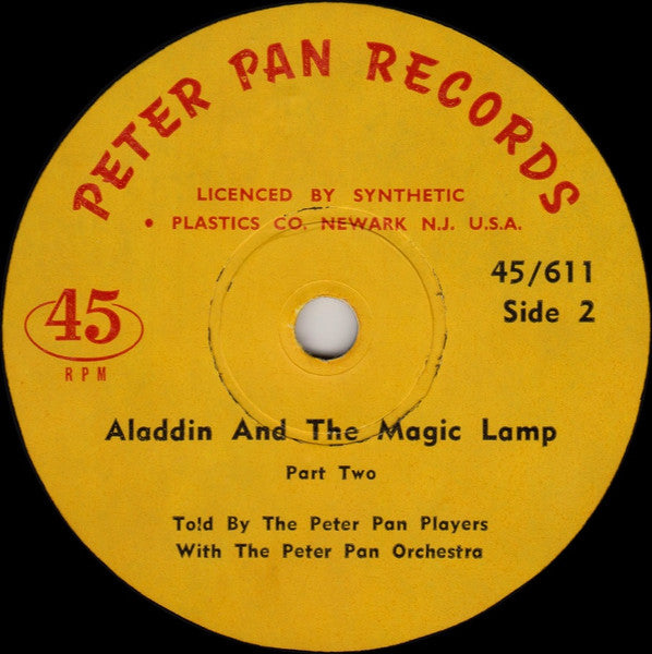 The Peter Pan Players* With The Peter Pan Orchestra : Aladdin And The Magic Lamp (7")
