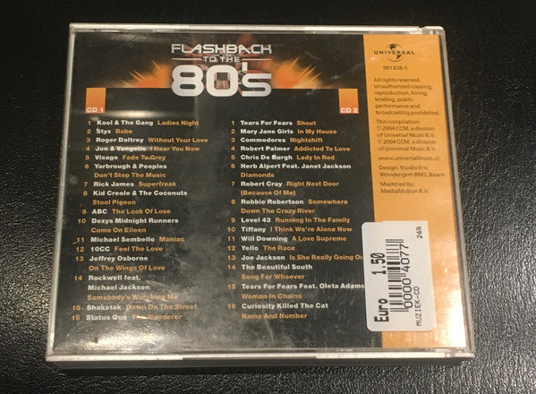 Various : Flashback To The 80's (2xCD, Album, Comp)