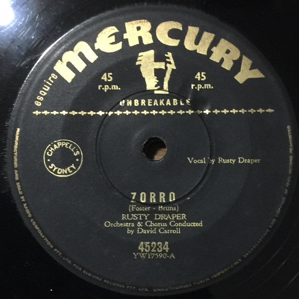 Rusty Draper : Zorro (7", Single)