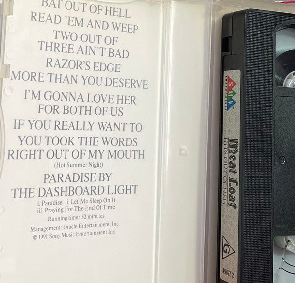 Meat Loaf : Hits Out Of Hell (VHS, PAL)