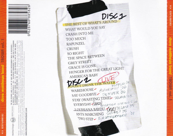 Dave Matthews Band : The Best Of What's Around Vol. 01 (2xCD, Comp)