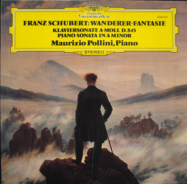 Franz Schubert - Maurizio Pollini : Wanderer-Fantasie / Klaviersonate A-moll D. 845 - Piano Sonata In A Minor (LP, RE, RP)