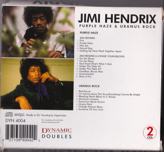 Jimi Hendrix : Purple Haze & Uranus Rock (CD, Comp + CD, Comp)