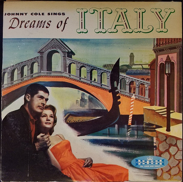 Johnny Cole : Dreams Of Italy (LP, Album, Mono)