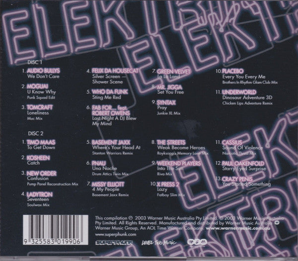 Various : Elektrik (2xCD, Comp)