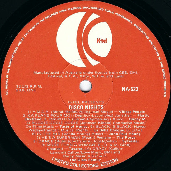 Various : Disco Nights (LP, Comp, Ltd)