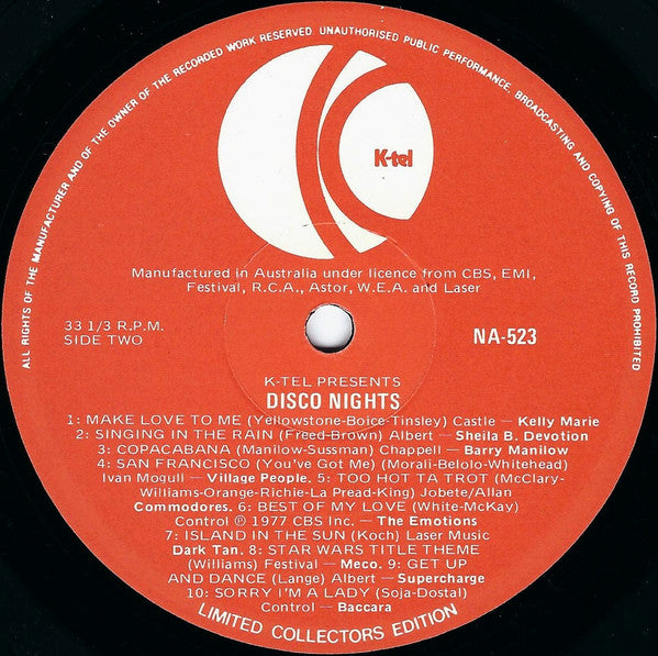 Various : Disco Nights (LP, Comp, Ltd)