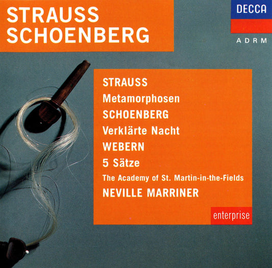 Sir Neville Marriner, The Academy Of St. Martin-in-the-Fields, Richard Strauss, Arnold Schoenberg, Anton Webern : Strauss / Schoenberg / Webern - Music for Strings - Neville Marriner (CD, Comp)
