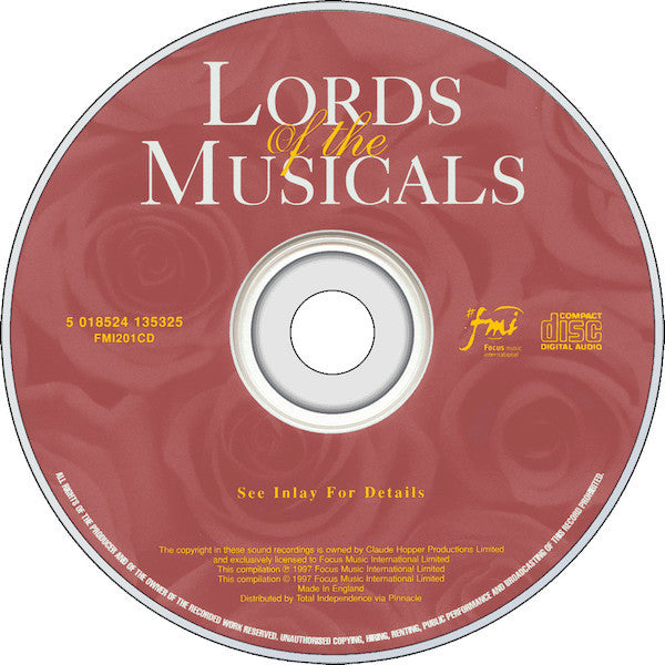 Tim Rice & Andrew Lloyd Webber, London Symphony Orchestra : Lords Of The Musicals (CD, Album)