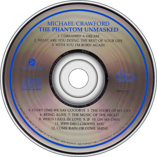 Michael Crawford With The London Symphony Orchestra : The Phantom Unmasked (CD, Album)