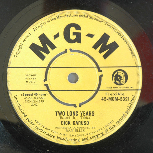 Dick Caruso : Yes, Sir, That's My Baby (7")