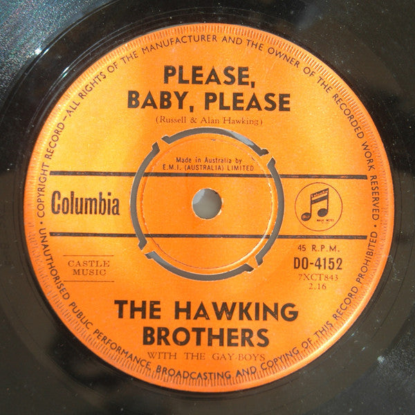 The Hawking Brothers With The The Gay Boys : Don't Leave Me (7", Single)