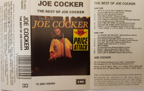 Joe Cocker : The Best Of Joe Cocker (Cass, Comp)