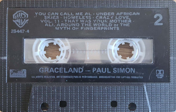 Paul Simon : Graceland (Cass, Album)