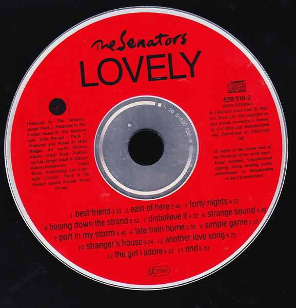 The Senators : Lovely (CD, Album)