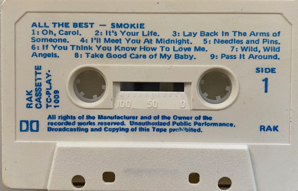 Smokie : All The Best (Cass, Comp)