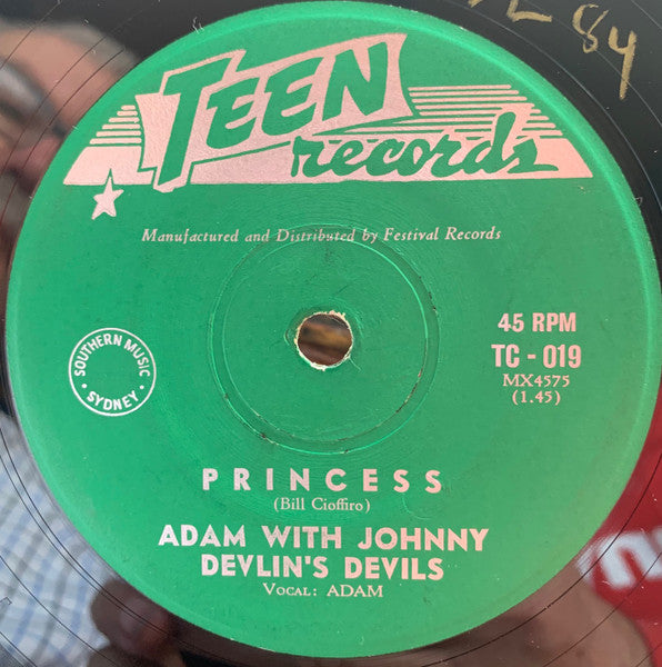 Adam (4) With Johnny Devlin's Devils : Princess (7", Single)