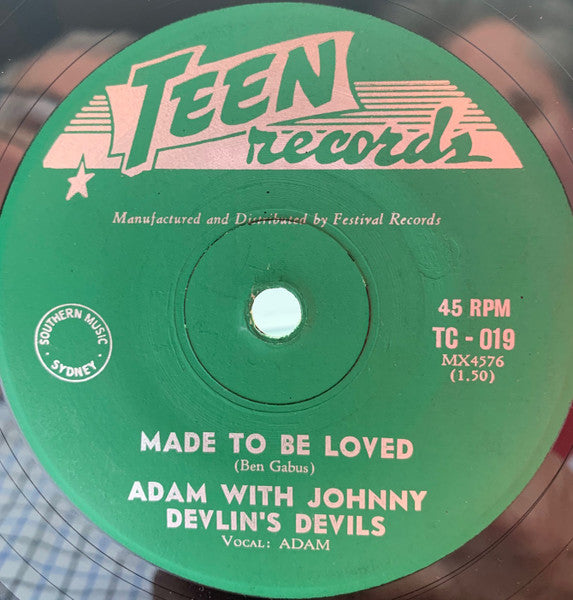 Adam (4) With Johnny Devlin's Devils : Princess (7", Single)