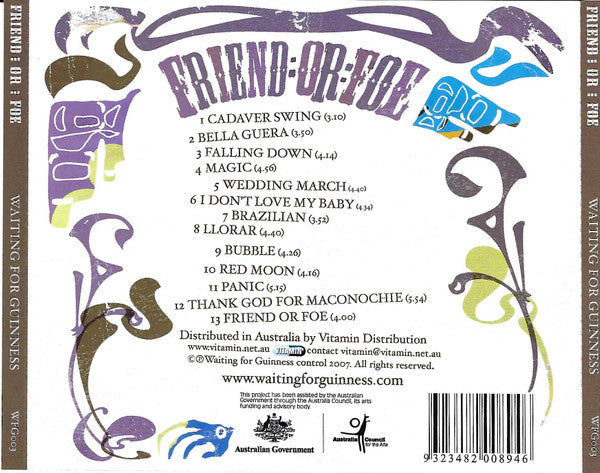 Waiting For Guinness : Friend Or Foe (CD, Album)