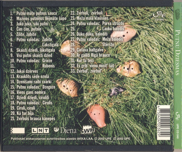 Various : Putnu Dziesmas (CD, Album, Kee)