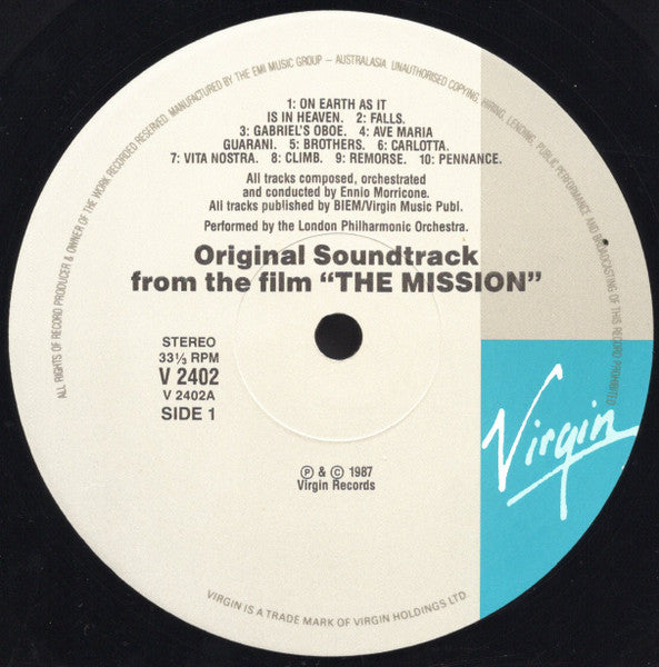 Ennio Morricone : The Mission (LP, Album)