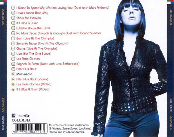 Tina Arena : Souvenirs (CD, Comp, Enh)