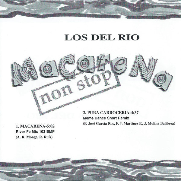 Los Del Rio : Macarena (Non Stop) (CD, Single)