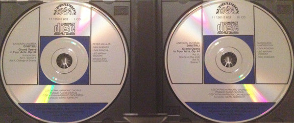 Antonín Dvořák - Leo Marian Vodička, Drahomíra Drobková, Magdaléna Hajóssyová, Lívia Ághová, Ivan Kusnjer, Peter Mikuláš, Luděk Vele, Czech Radio Choir, Czech Philharmonic Chorus & The Czech Philharmonic Orchestra / Gerd Albrecht : Dimitrij (3xCD, Album, RE, Sli)