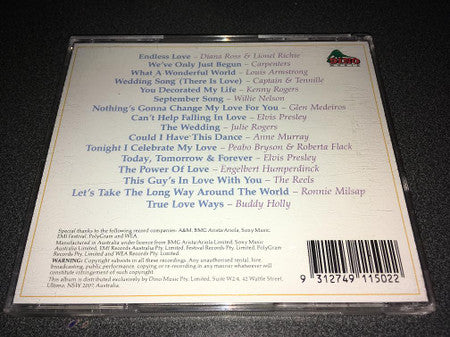 Various : The Wedding Album: Songs That Say "I Love You" (CD, Comp)
